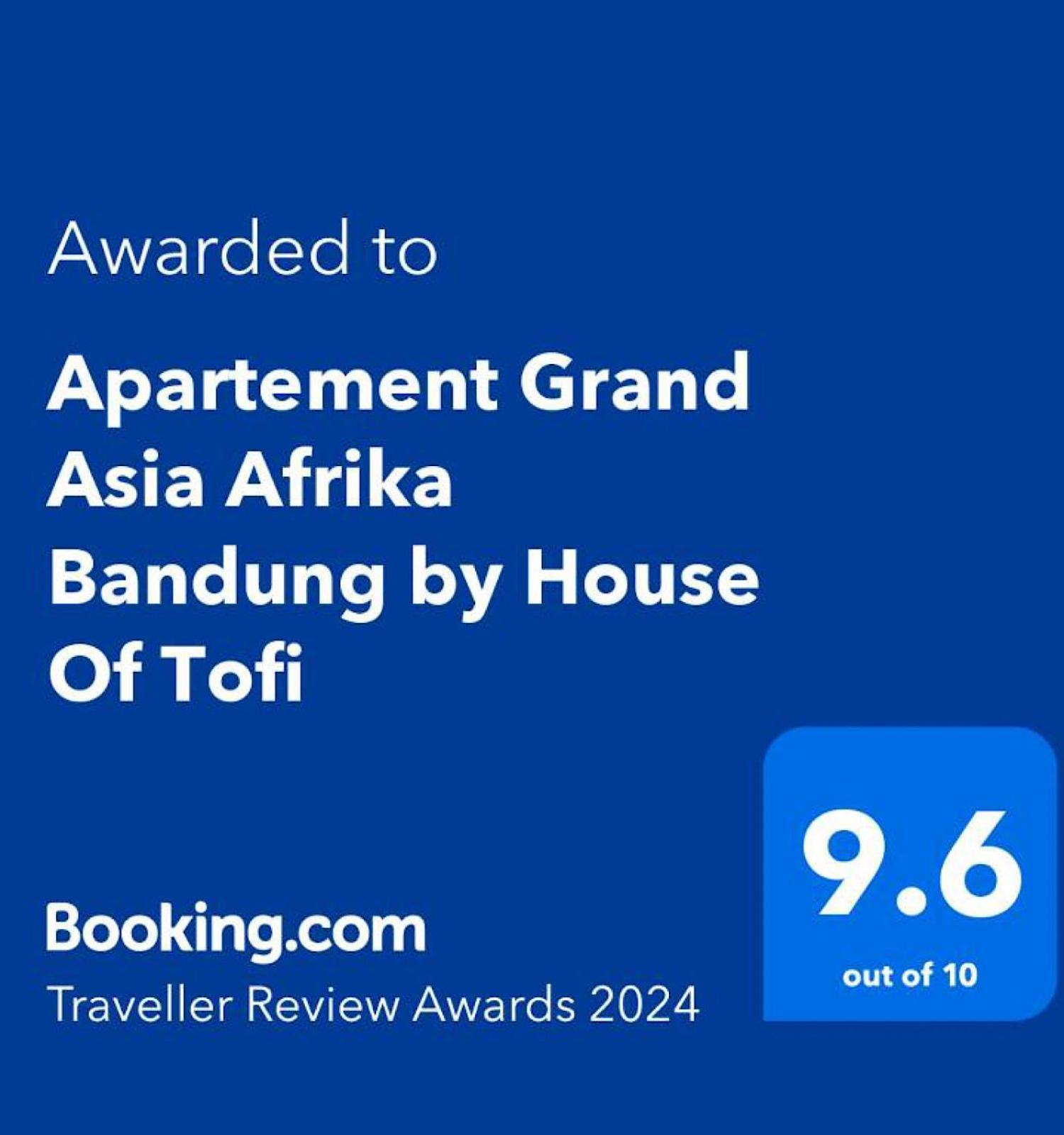 Apartement Grand Asia Afrika Bandung House Of Tofi Екстериор снимка